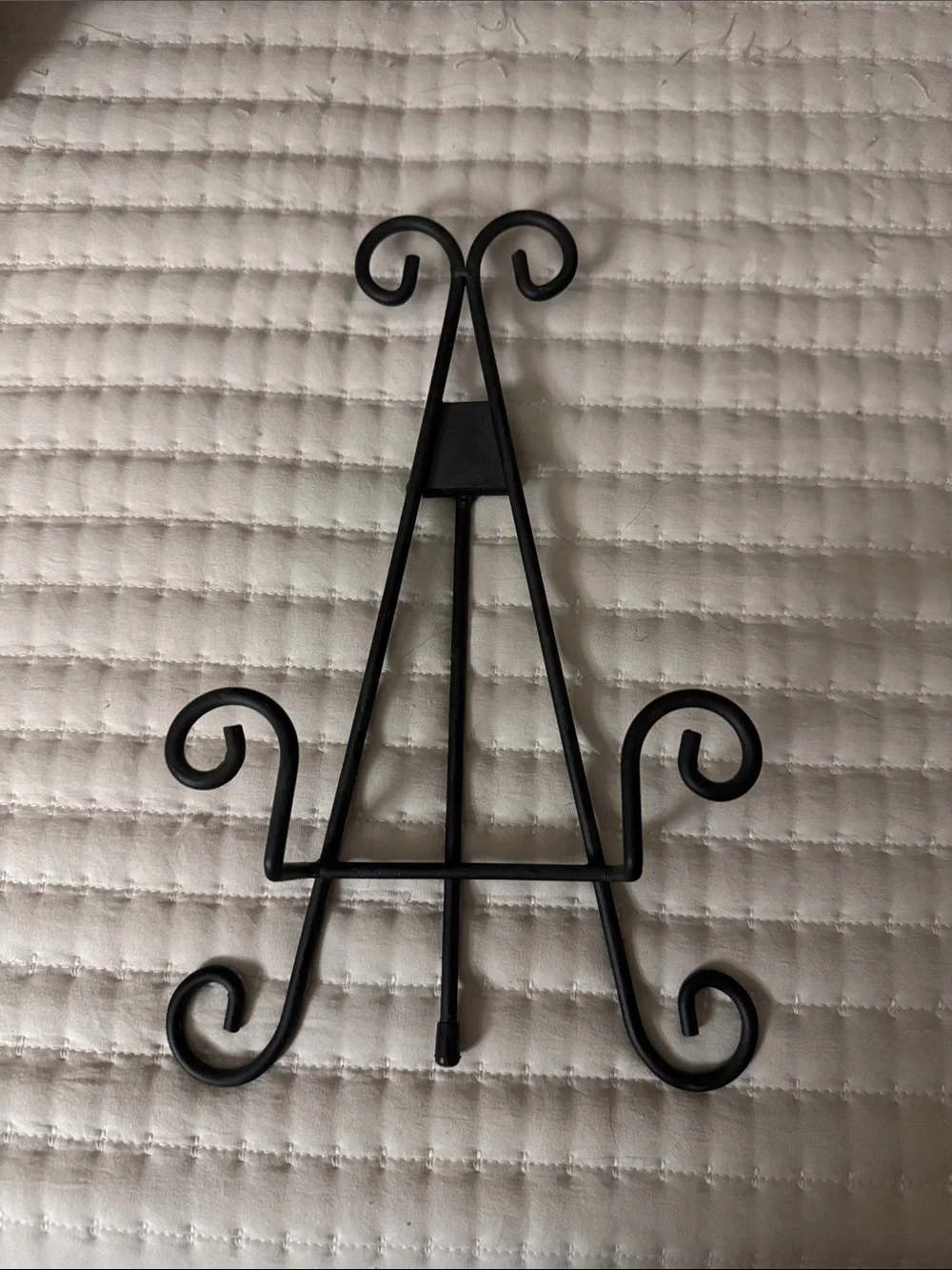 Black Decorative Iron Display Easel - Home Wall Decor